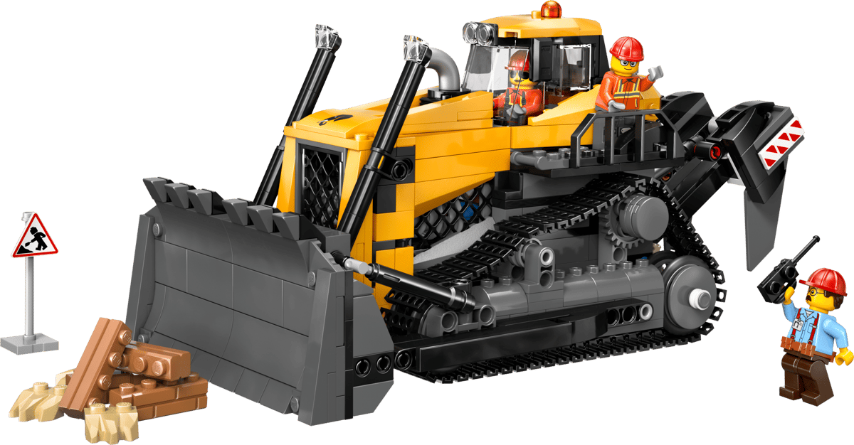 Image : LEGO 60466 Le bulldozer jaune City