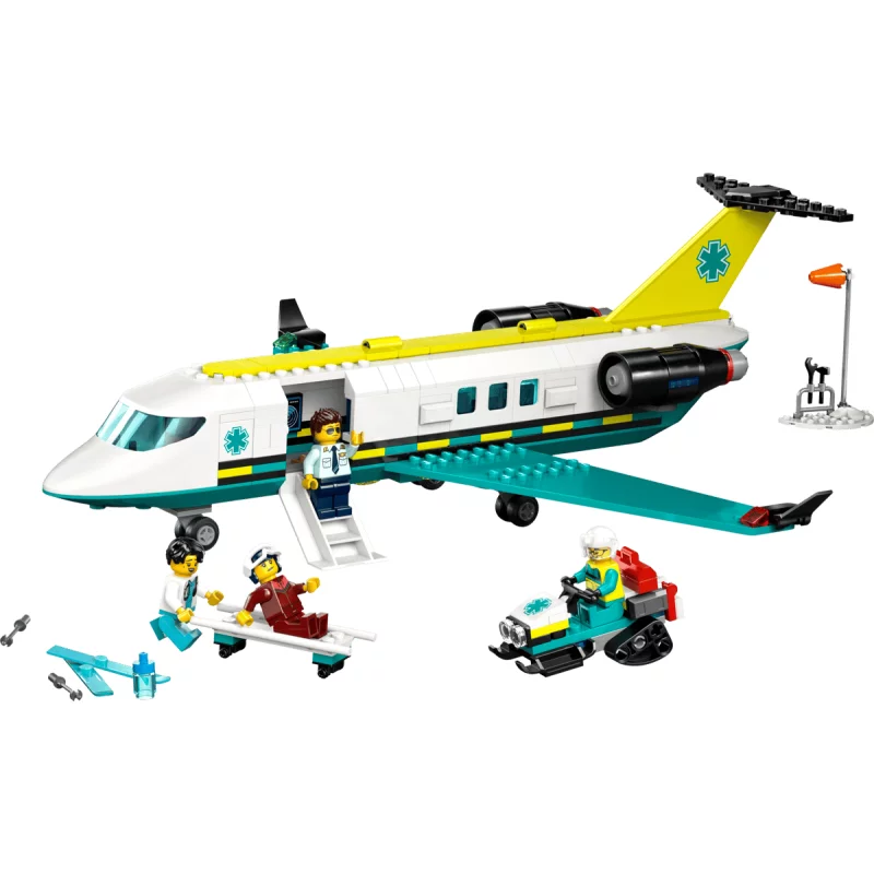 Image : LEGO 60465 L'ambulance de secours aérienne City