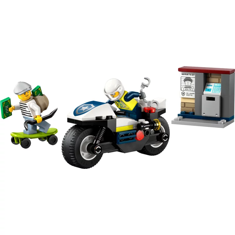 Image : LEGO 60455 La course-poursuite en moto de police City