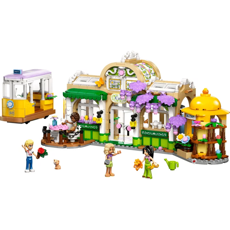 Image : LEGO 42671 Café des plantes et Kiosque à fleurs Friends