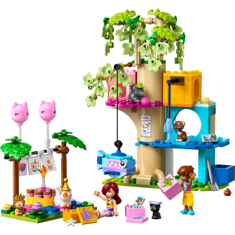 Image : LEGO 42666 La fête d'anniversaire et l'arbre à chats Friends