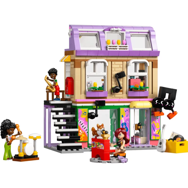 Image : LEGO 42653 Le magasin de musique et l'appartement Friends