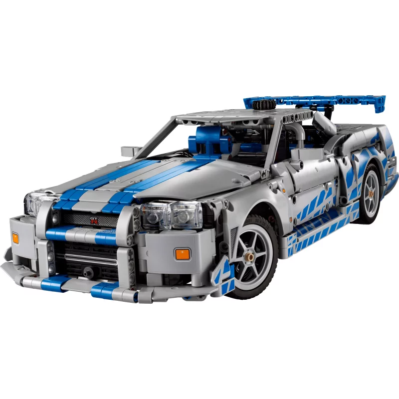 Image : LEGO 42210 Voiture Nissan Skyline GT-R (R34) 2 Fast 2 Furious Technic