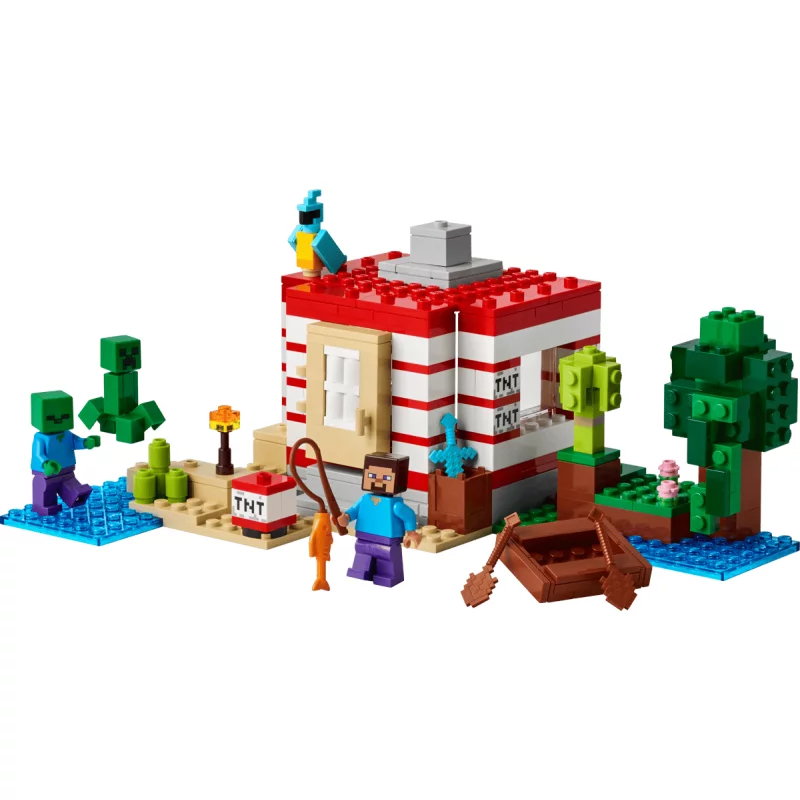 Image : LEGO 21275 La maison en TNT de la jungle Minecraft