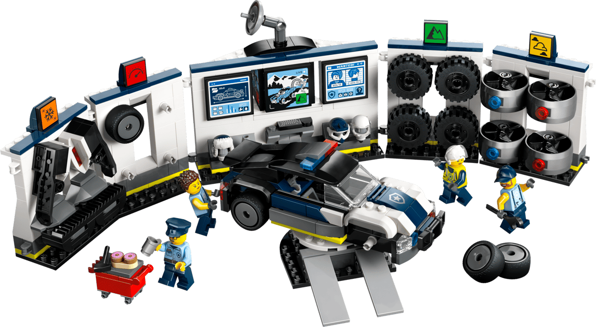 Image : LEGO 60457 Le garage de personnalisation des voitures de police City