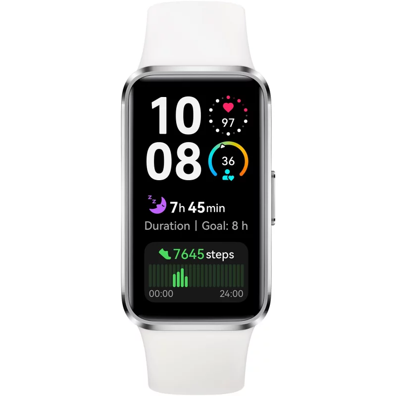 Image : HUAWEI Band 10 Blanc Titane Montre connectée