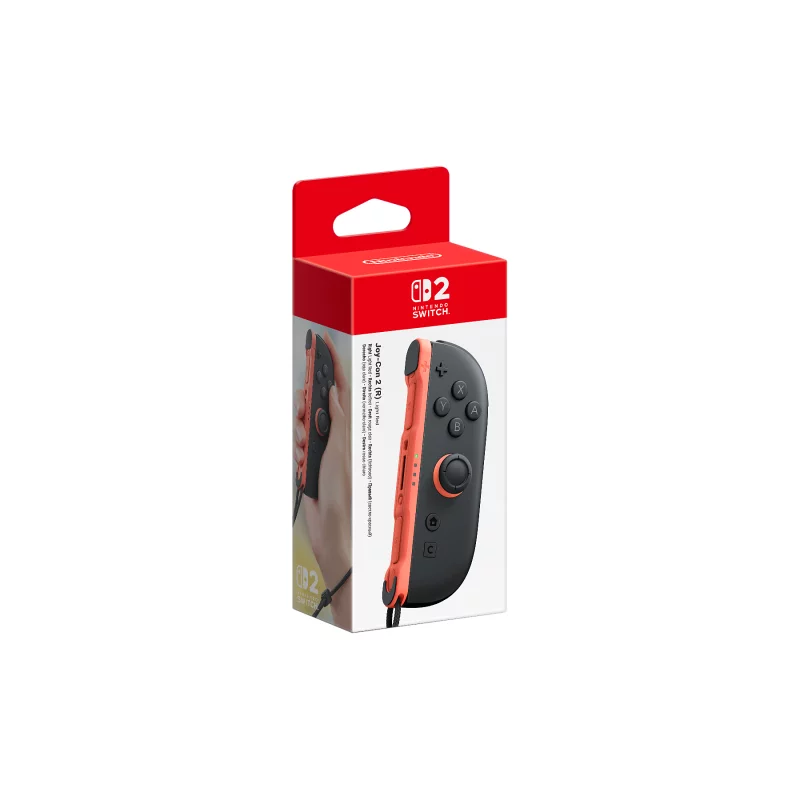 Image : Manette NINTENDO Joy-Con 2 droit rouge clair