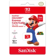 Carte mémoire Micro SD Express 256Go Sandisk pour Nintendo Switch 2