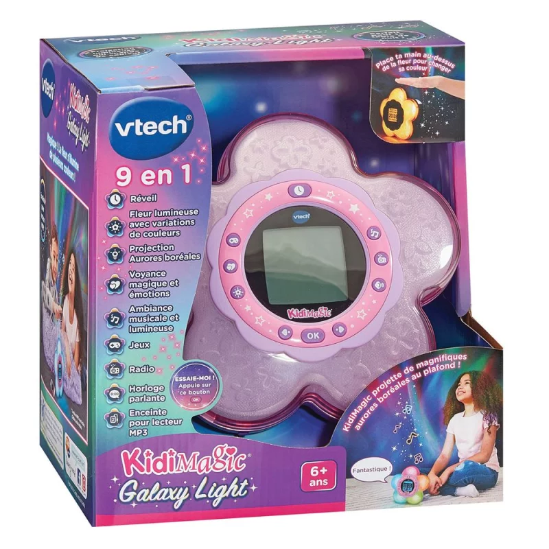 Image : Vtech Kidimagic Galaxy Light Rose Radio-réveil