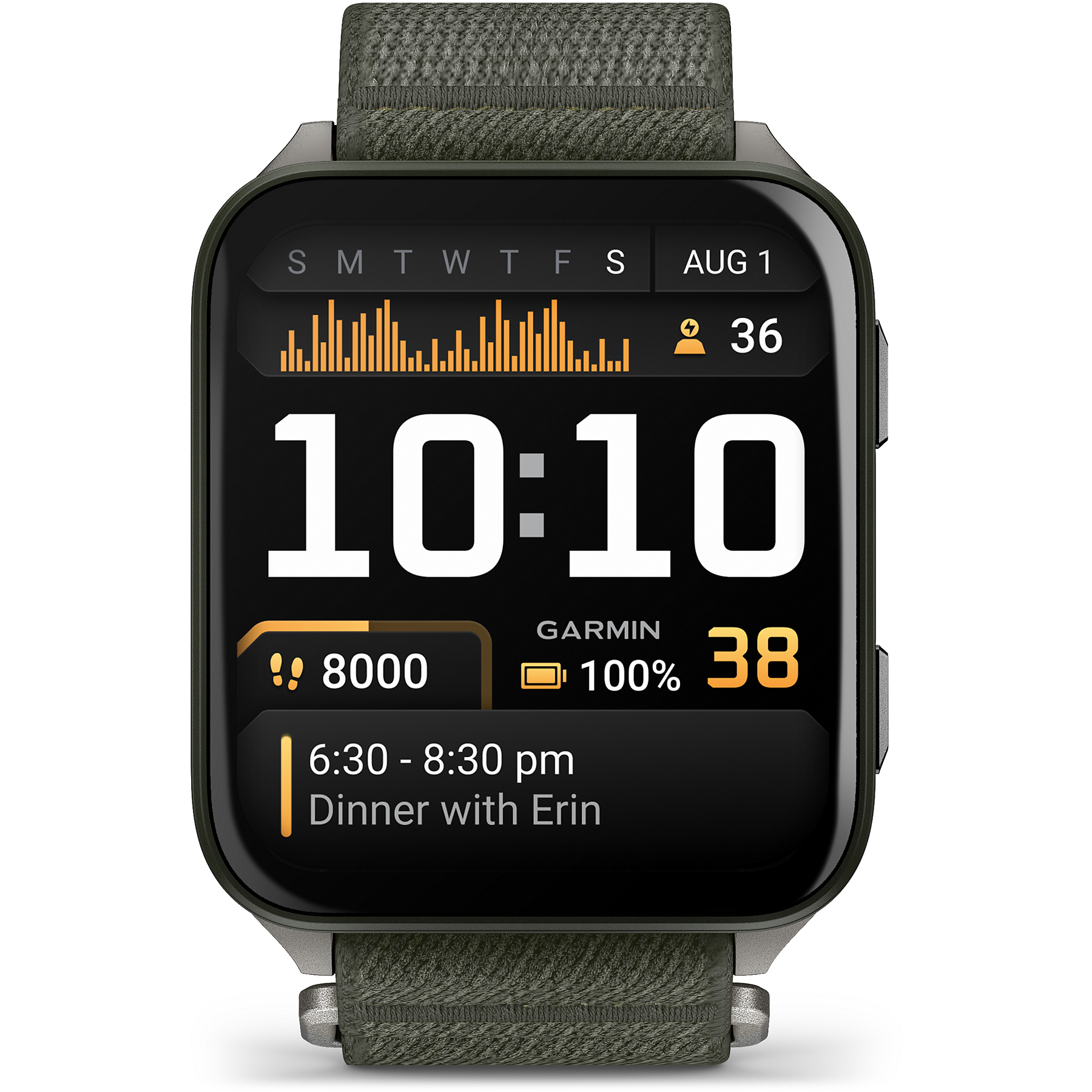 Image : GARMIN Venu X1 vert Montre sport