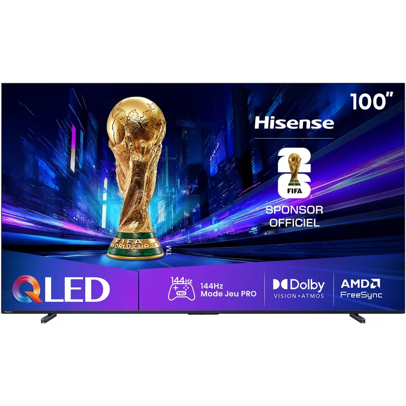 Image : HISENSE 100E7Q PRO 2025 TV QLED 100'