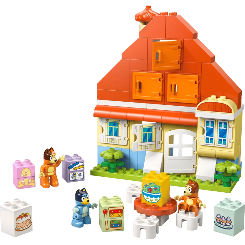 Image : LEGO 10459 La maison de famille de Bluey et le jeu de mémoire