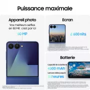 Image : Samsung Galaxy Z Flip7 256 Go Noir Absolu - SM-F766BZKGEUB