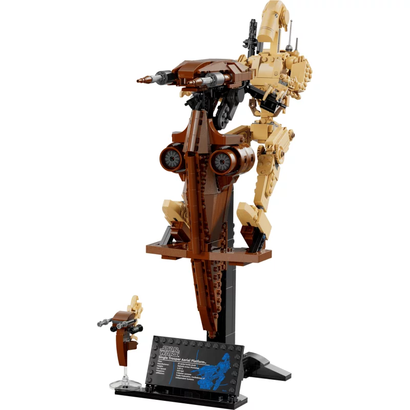 Image : LEGO Star Wars 75428 Droïde de combat sur son STAP