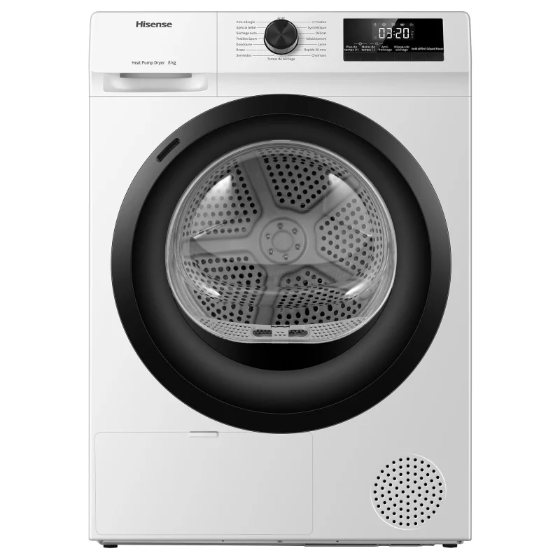 Image : HISENSE DHQE800BW2 Sèche linge pompe à chaleur