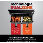 Image : NINJA Foodi Dual Zone AF200EU Friteuse sans huile