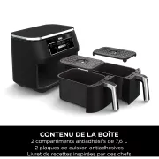 Image : NINJA Foodi Dual Zone AF200EU Friteuse sans huile