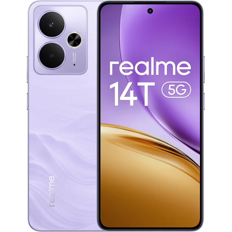 Image : REALME 14T Violet 256Go 5G Smartphone