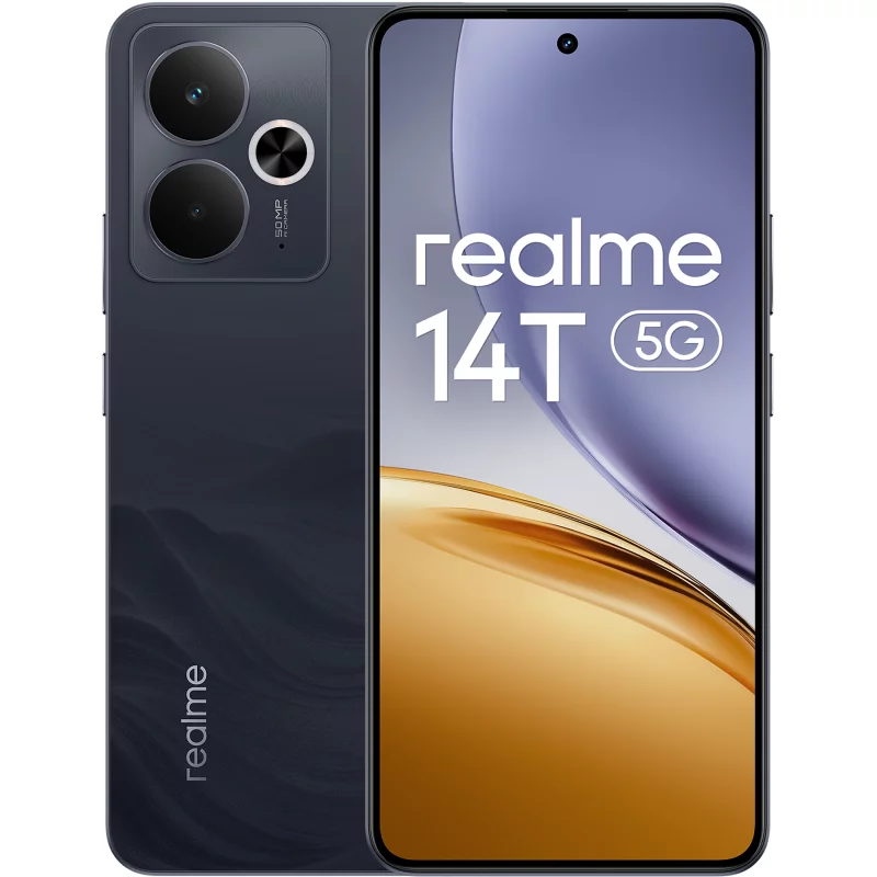 Image : REALME 14T Noir 256Go 5G Smartphone