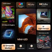 Image : HISENSE 50U7Q 2025 50' TV Mini Led
