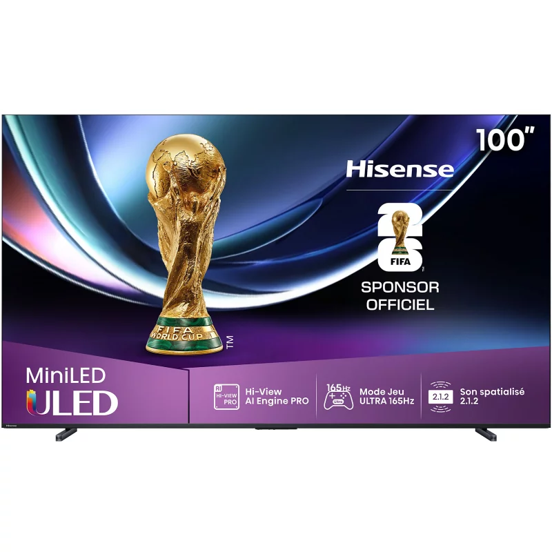 Image : HISENSE 100U7Q PRO 2025 100' TV Mini Led