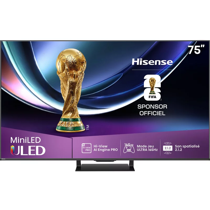 Image : HISENSE 75U7Q PRO 2025 75' TV Mini Led