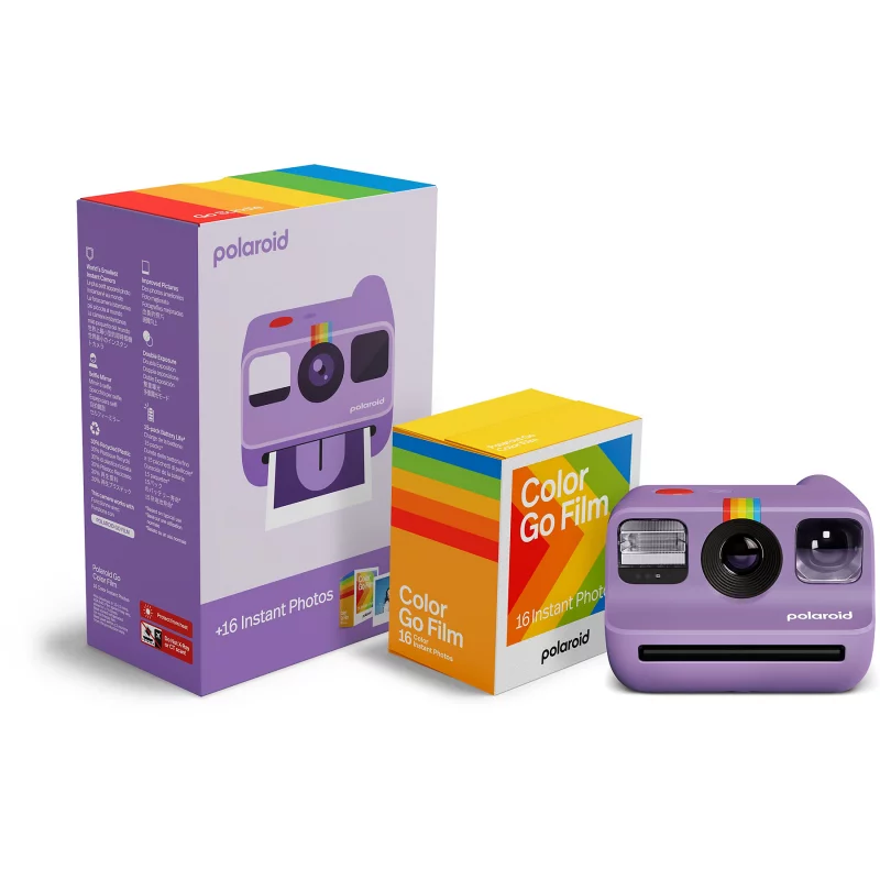 Image : POLAROID Go Gen 2 Purple + Pack 16 Films Appareil photo