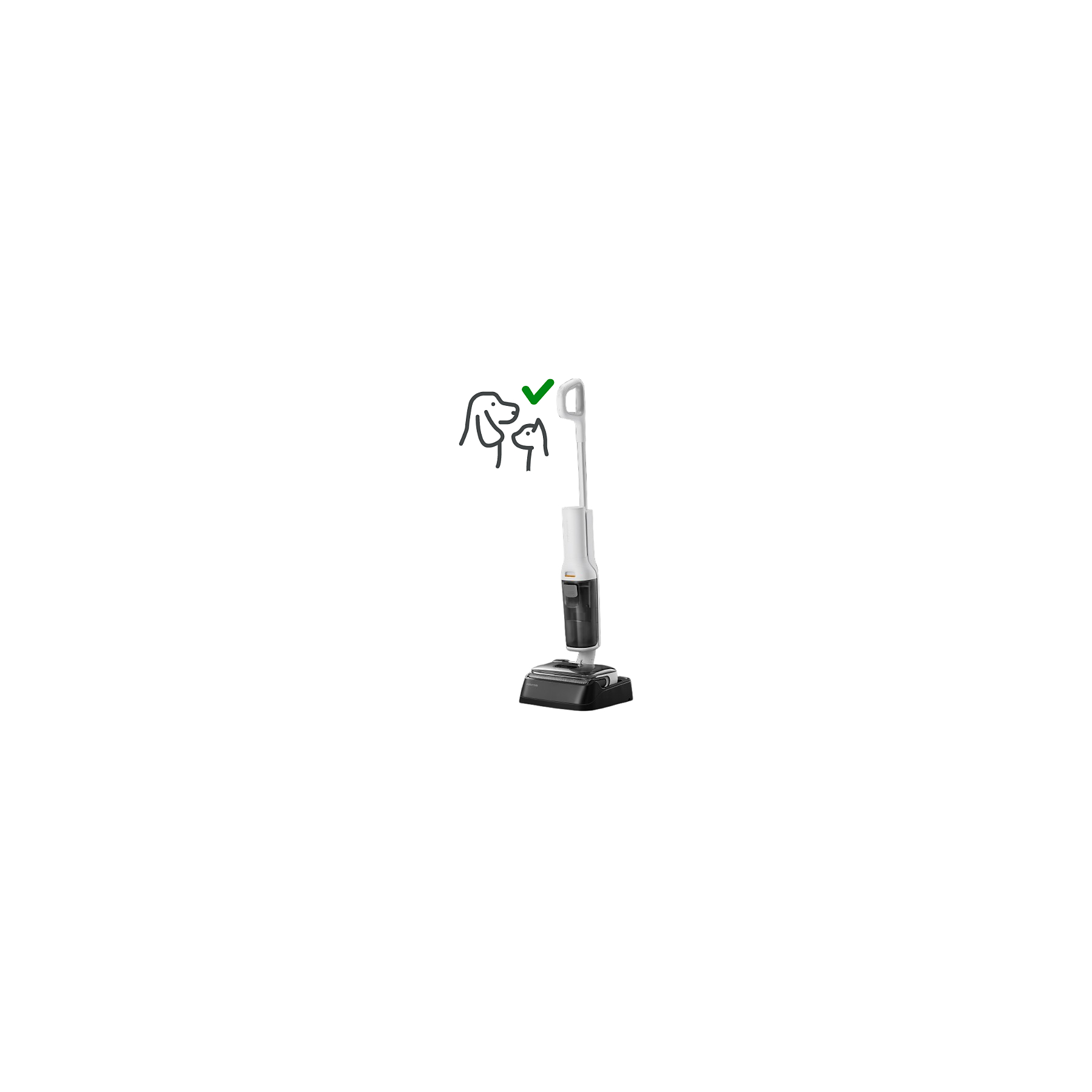 Image : ROBOROCK F25 RT White FR Aspirateur laveur