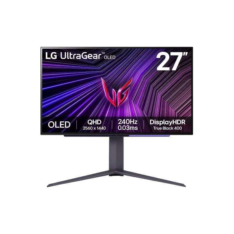 Image : LG UltraGear 27GS95QE-B Plat 27'' OLED Ecran PC Gamer