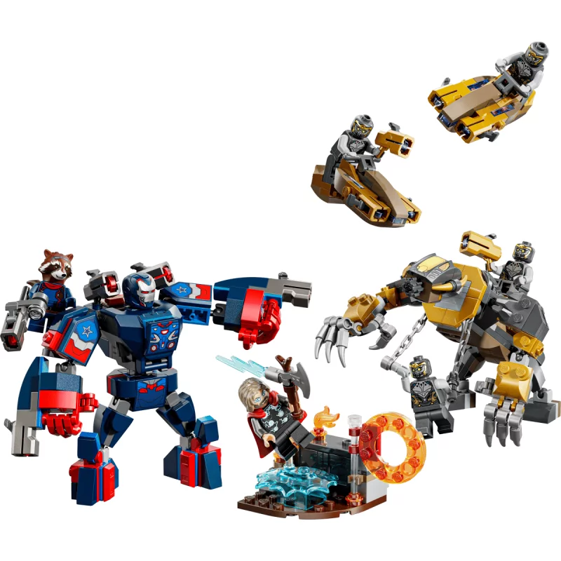 Image : LEGO 76322 Avengers : Endgame Thor contre Chitauri Super Heroes