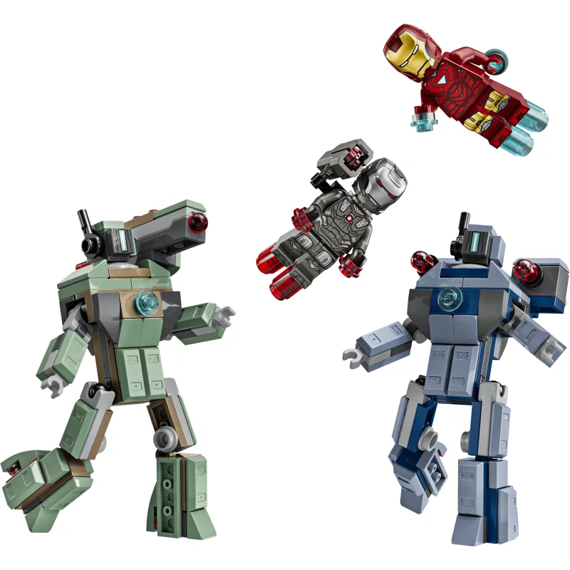 Image : LEGO 76320 Iron Man et War Machine contre les drones de Hammer