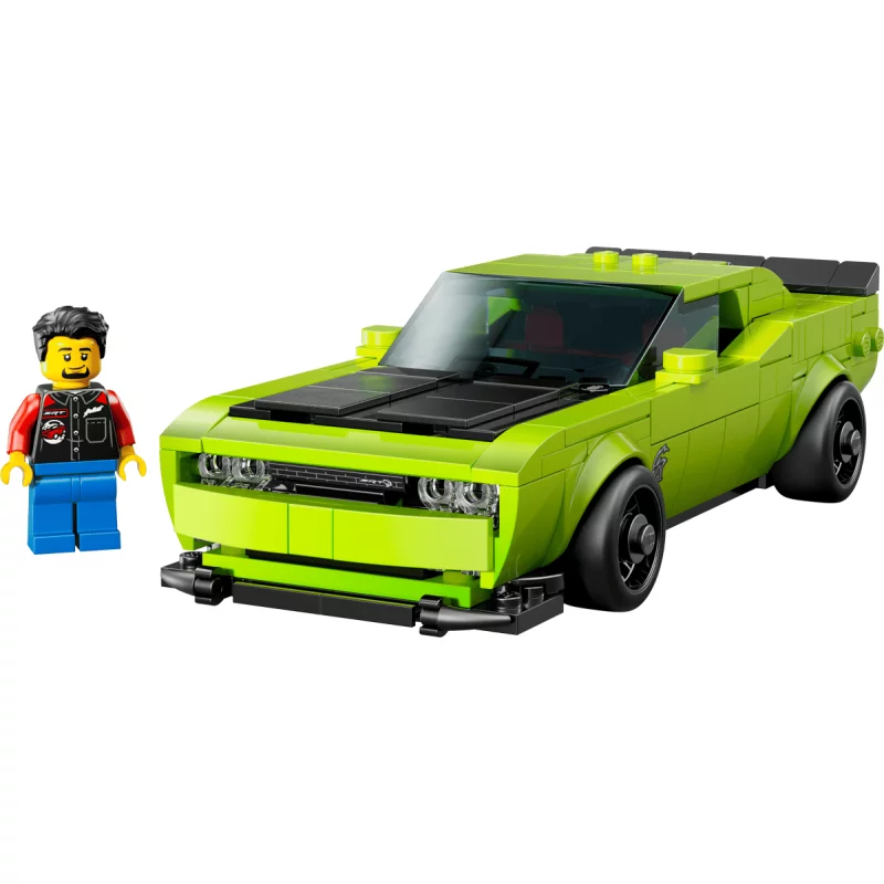 Image : LEGO 77237 Voiture de sport Dodge Challenger SRT Hellcat Speed Champions