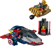 LEGO 76319 Captain America contre Thanos Marvel