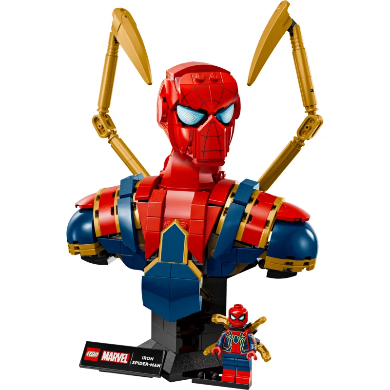 Image : LEGO 76326 Buste de Iron Spider-Man Marvel