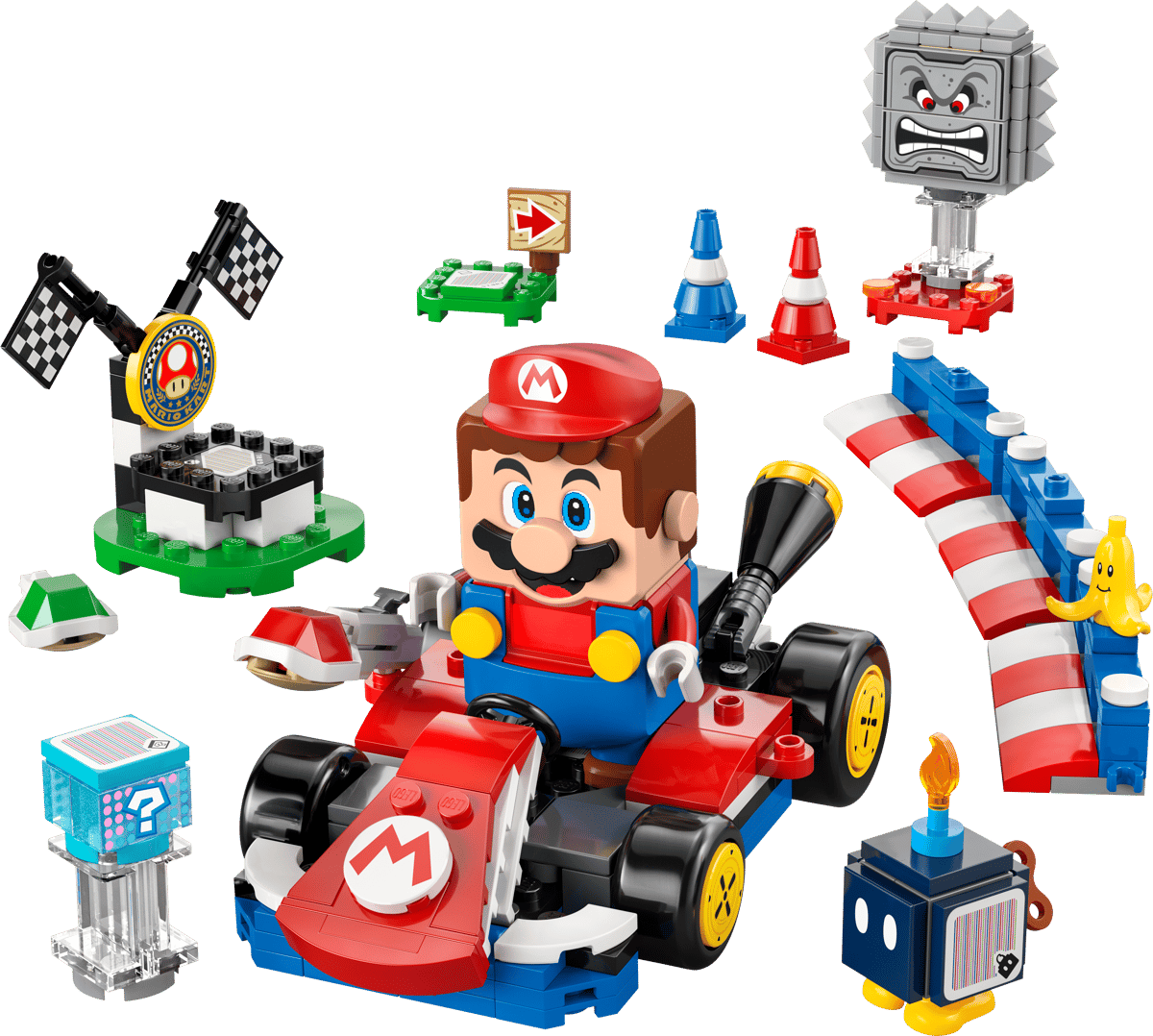Image : LEGO Super Mario 72043 Mario Kart LEGO Mario