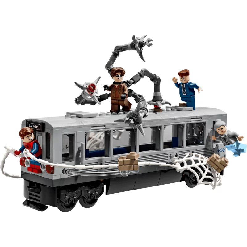 Image : LEGO 76321 La scène du train de Spider-Man et Docteur Octopus Marvel