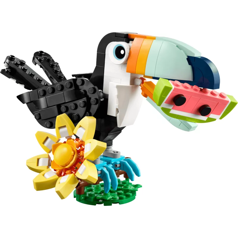 Image : LEGO 31173 Animaux sauvages : le toucan tropical Creator 3-en-1