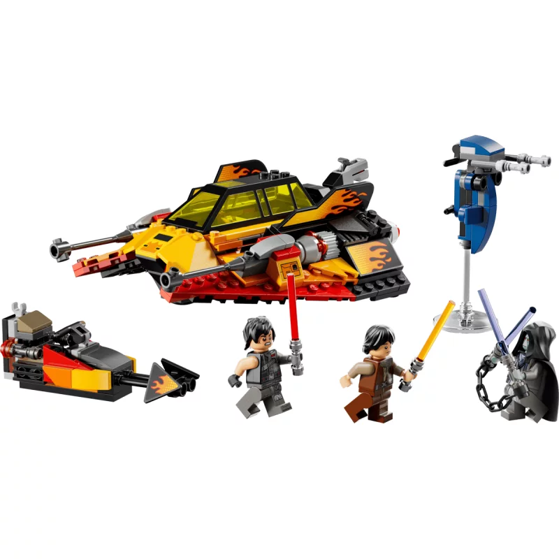 Image : LEGO 75414 Le Snowspeeder en flammes Star Wars