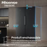 Image : HISENSE RL5K370GSFD Freshfit Refrigerateur