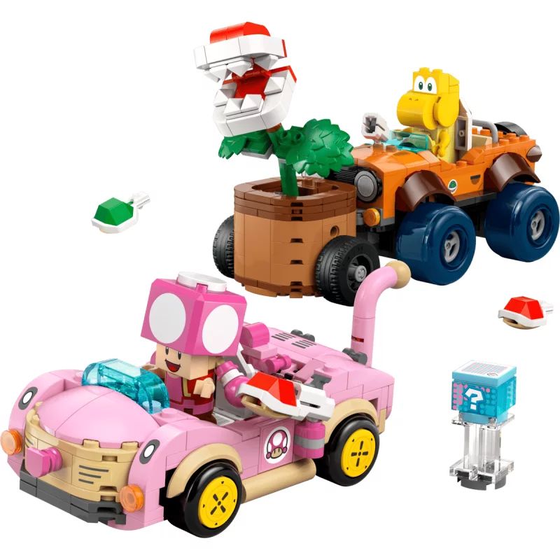 Image : LEGO Super Mario 72044 Mario Kart - Course-poursuite avec bonus Plante Piranha
