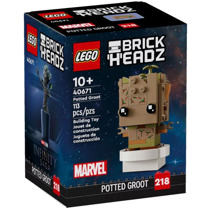 Image : LEGO 40671 Groot en pot BrickHeadz