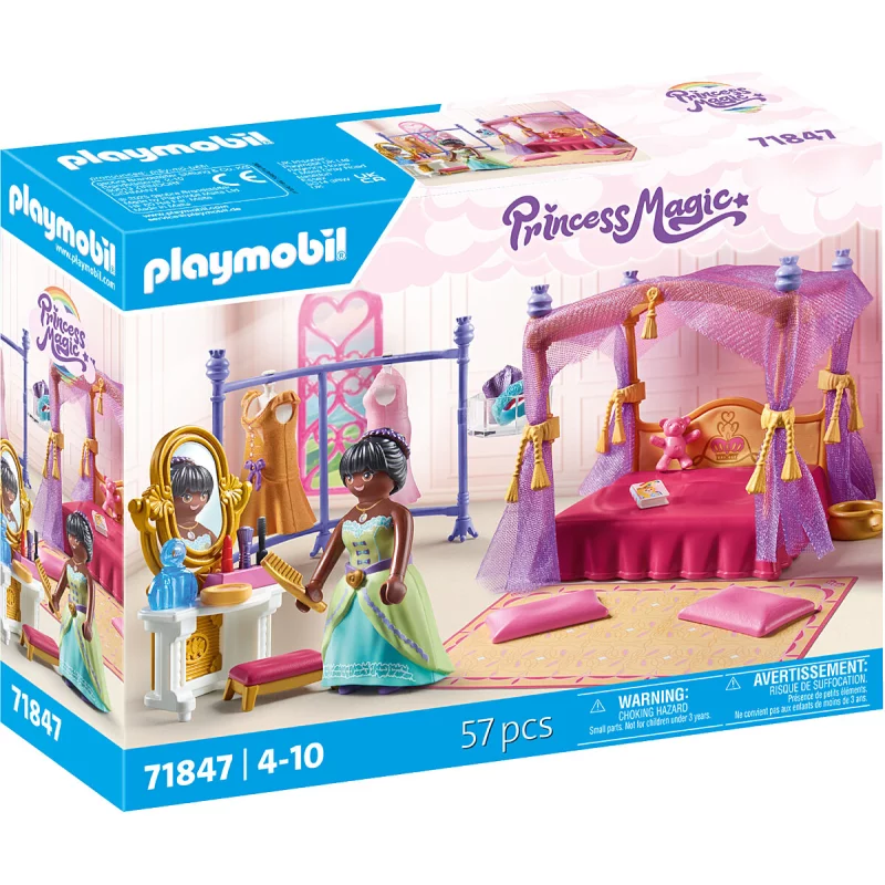 Image : Playmobil Princess Magic 71847 Chambre de princesse avec lit baldaquin