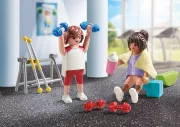 Image : Playmobil My Life 71806 Sportifs avec matériel de fitness