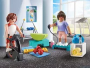 Image : Playmobil My Life 71806 Sportifs avec matériel de fitness