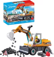 Playmobil Action Heroes 71749 Pelleteuse mécanique et ouvrier