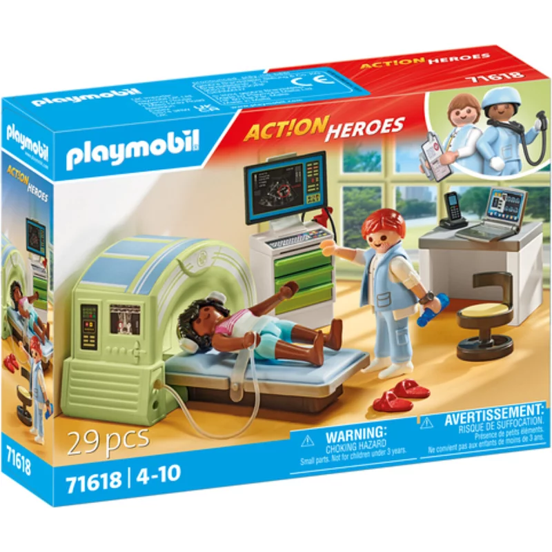 Image : Playmobil 71618 Scanner médical avec patiente