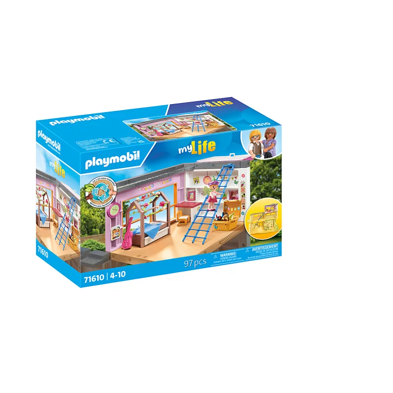 Image : Playmobil My Life 71610 Chambre d'enfant