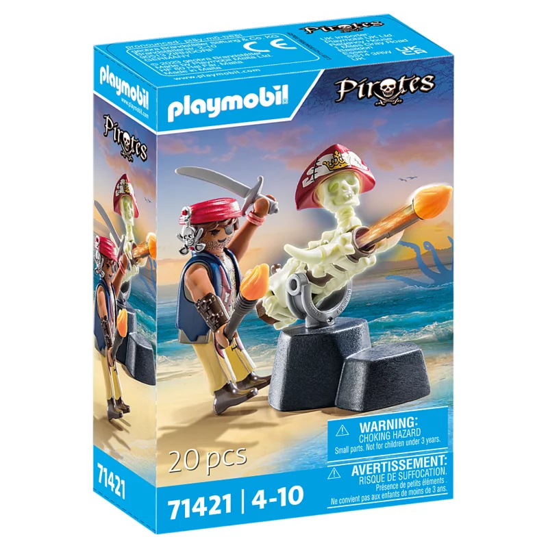 Image : Playmobil Pirates 71421 Canonnier des pirates