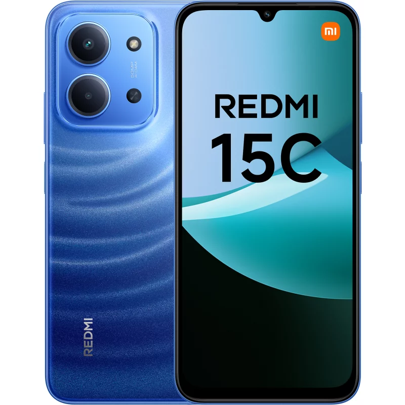 Image : XIAOMI Redmi 15C Bleu 256Go 4G Smartphone