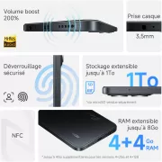 Image : XIAOMI Redmi 15C Noir 256Go 4G Smartphone